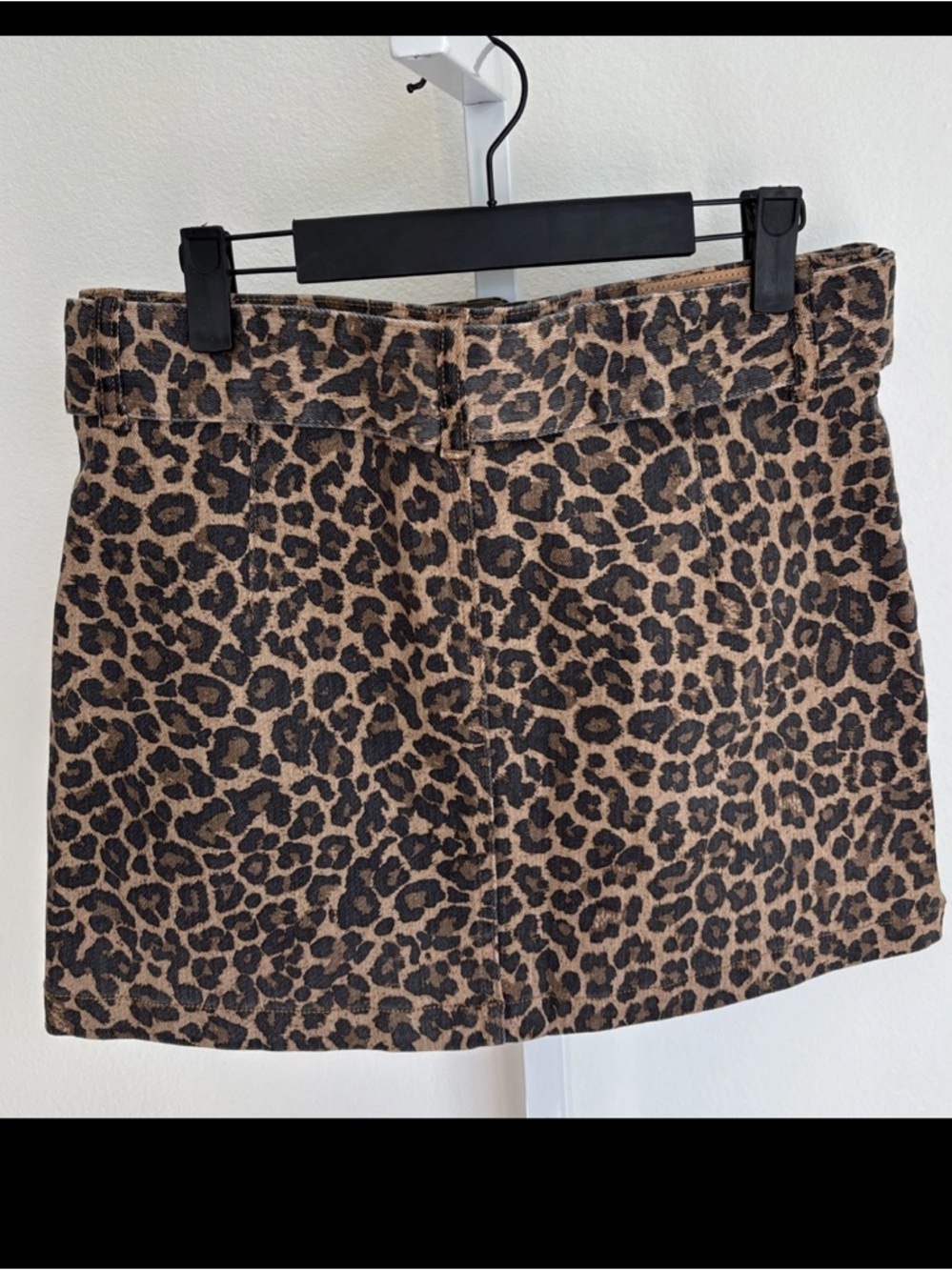 Show Me Your Mumu Mini Skirt Brown/Black Leopard Print, Size MEDIUM NEW NO TAGS - Picture 2 of 4